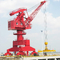 Het mobiele Dok 80t van Haven Poortcrane shipyard container jib luffing