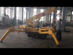 5 Ton Self - Erecting Mini Spider Crane / Small Crawler Crane With Remote Control