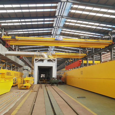 Bovenkant die Lucht Reizende Brug Crane Double Girder Electric in werking stellen 20 Ton