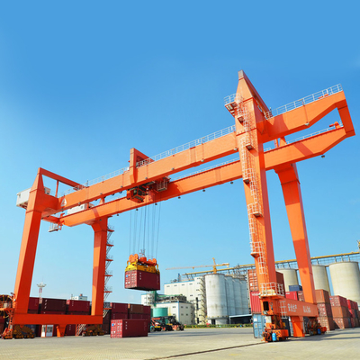De openluchtbrug Crane Heavy Capacity Rail Mounted van de Gebruikscontainer