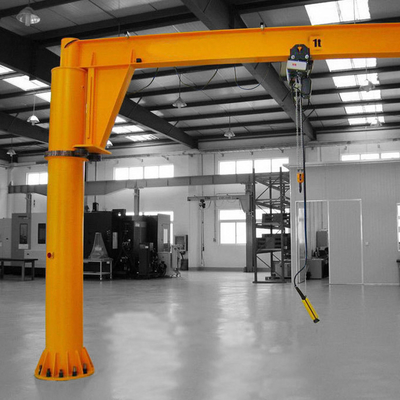 Afstandsbediening 180 graden rotatie 1 ton capaciteit pijler gemonteerde kraanbalkkraan