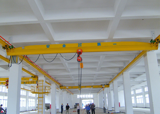De Luchtbrug Crane Equipment 30m van de monorailhanger Lichtgewichtstructuur