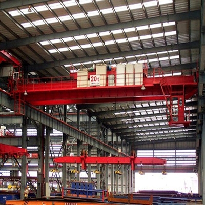 Stabiel Elektrisch Magnetisch Luchtcrane reliable double girder traveling 30m