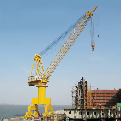 De Haven die van de cabinecontrole en Enig Jib Portal Crane laden leegmaken
