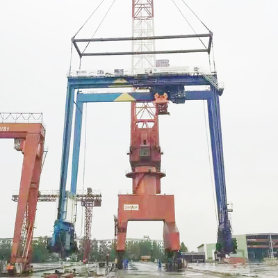 Dubbel van de de Havenkraan RTG van de Straalcontainer Model 35 Ton Ship Yard 35m