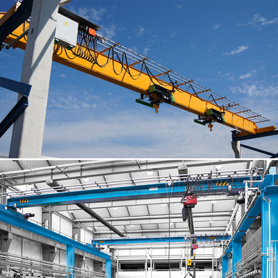 ISO-Certificatie Lucht Reizend Dak Eot Crane Single Girder 3 Fase 30m