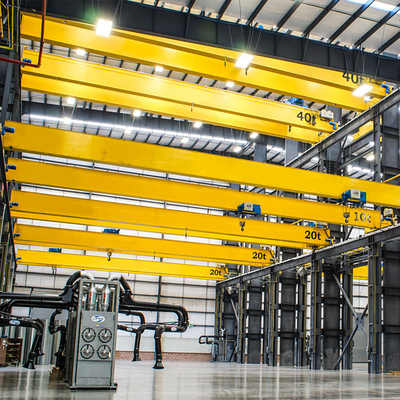 5 Ton European Overhead Bridge Crane met Hijstoestel Hoge Prestaties voor Pakhuis