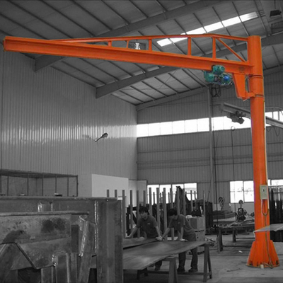 A4 Pijler Opgezet Jib Crane Fixed Movable Remote Control