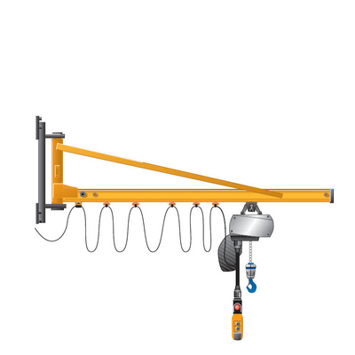 3 ton muur gemonteerde jib kraan licht werk met elektrische ketenhef