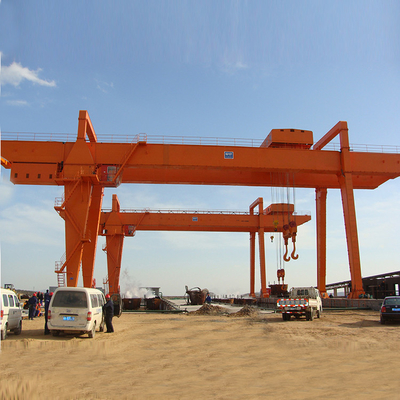 Elektrische brugkraan met dubbele balk, voor industrieel gebruik, doos type 10 ton 40 m