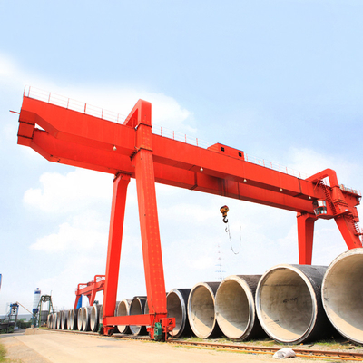 Elektrische brugkraan met dubbele balk, voor industrieel gebruik, doos type 10 ton 40 m