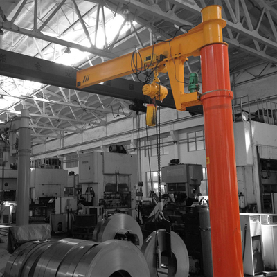 Het Freestanding Elektrische Hijsen 0-360° die Jib Crane For Workshop zwenken