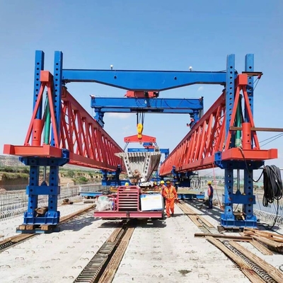 Truss Type Bridge Beam Launcher Crane High Performance Steel In Hot