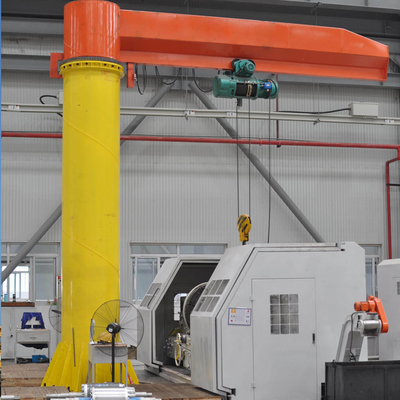 0-360° Kolomtype Cantilever Jib Crane Voor fabrieksgebruik