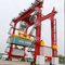 150 ton rubberen banden scheepvaarthangkraan voor het tillen van goederen
