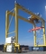 150 ton rubberen banden scheepvaarthangkraan voor het tillen van goederen