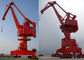 Het hoge rendement bevestigde Zee Poortjib crane 50T die Vier Verbindingsmq Type reizen