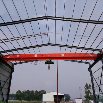 De eenvoudige Structuurld Type Lucht Draagbare Brug van Crane Light Duty Single Girder