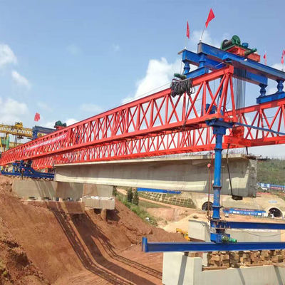 Bundeltype die de Zware Capaciteit 5m/Min lanceren van Crane Bridge Girder Erection Machine
